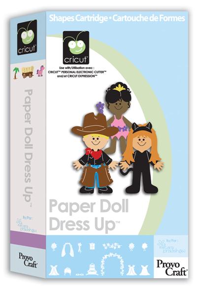Doll Dress on Cricut   Paper Doll Dress Up   29 0412   Kreativ Scrapping