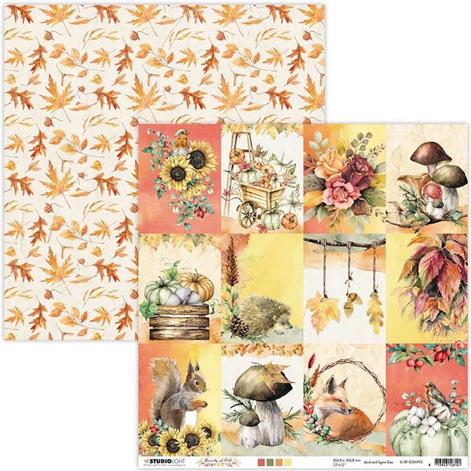 Studiolight - 12x12 - Beauty of Fall - SCRAP55 - Fall images - Kreativ ...