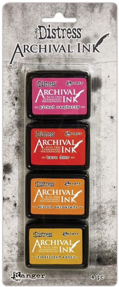 Ranger - Archival ink Pads - Mini - Tim Holtz Distress - Kit #1 ...