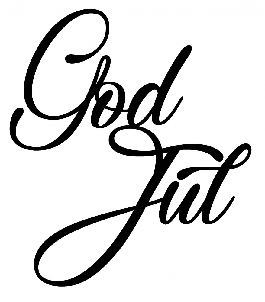 Reprint Dies RD005 God Jul stor Kreativ Scrapping