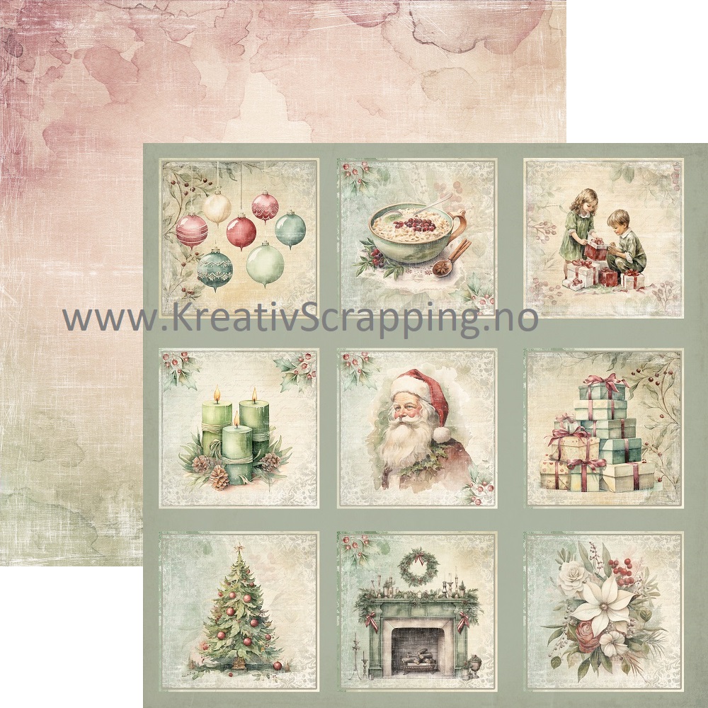 Maja Design - Woodland Christmas Collection - Glade 12x12 Double Sided  Cardstock