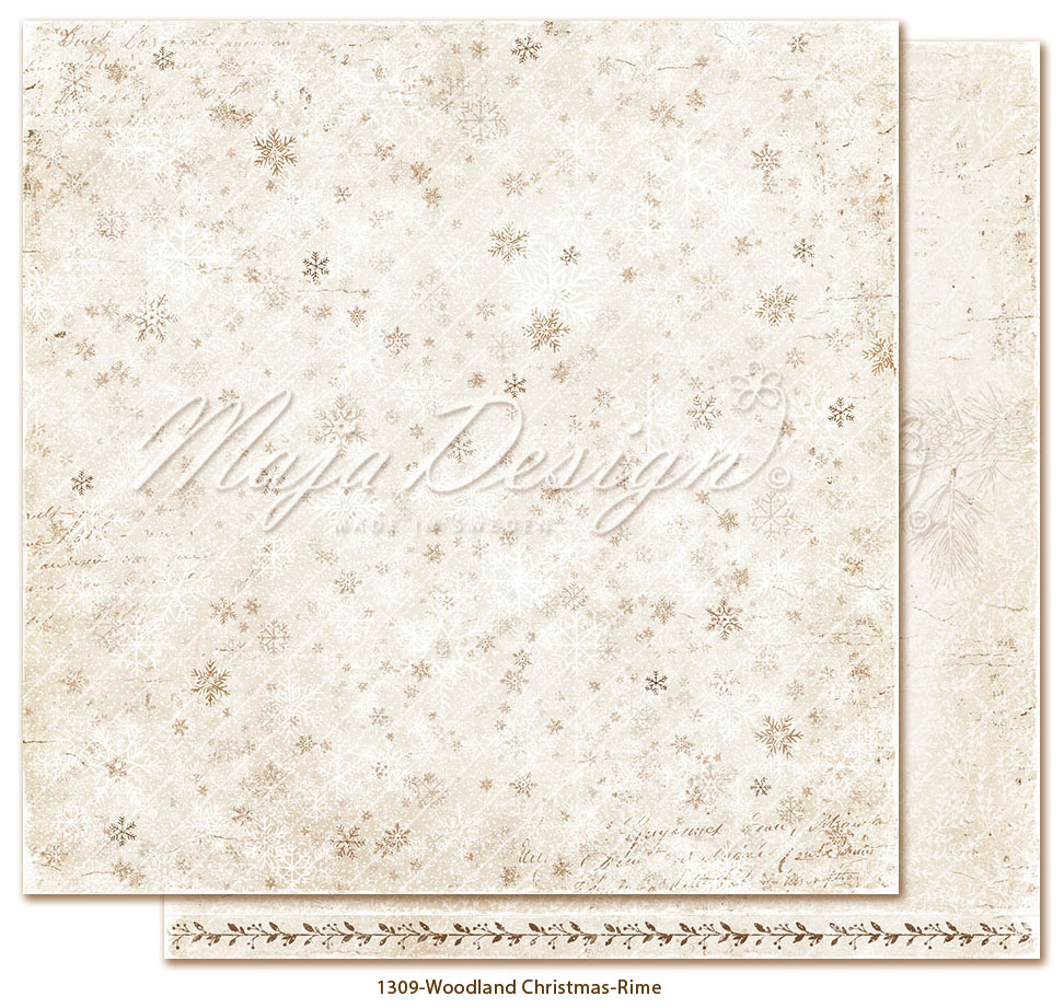 Maja Design - Woodland Christmas Collection - Glade 12x12 Double Sided  Cardstock