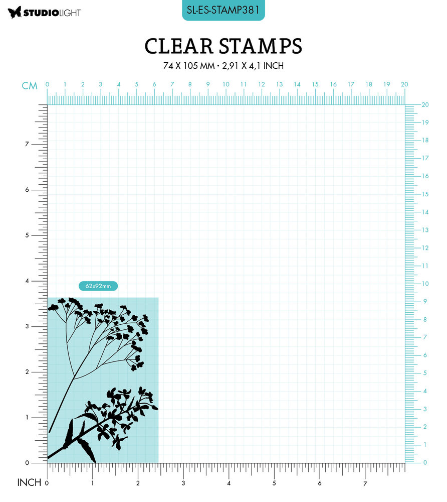 Studio Light - 381 - Essentials Clear Stamps - Little Flowers - Kreativ ...