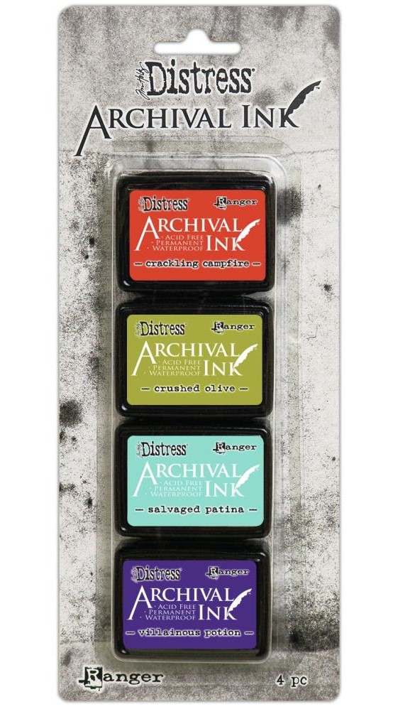 Ranger - Archival ink Pads - Mini - Tim Holtz Distress - Kit #5 ...