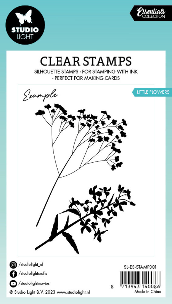 Studio Light - 381 - Essentials Clear Stamps - Little Flowers - Kreativ ...